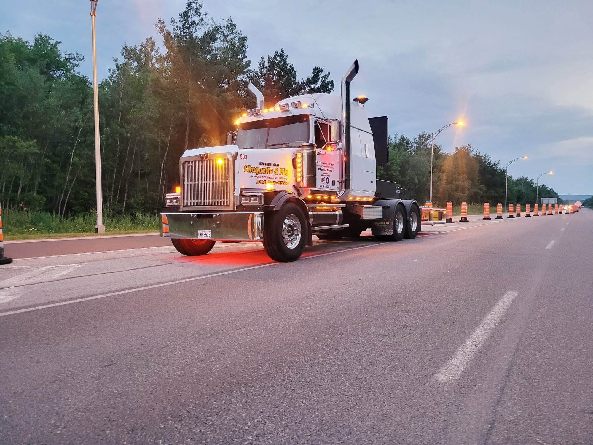 Tracteur routier Choquette pour le transport spécialisé